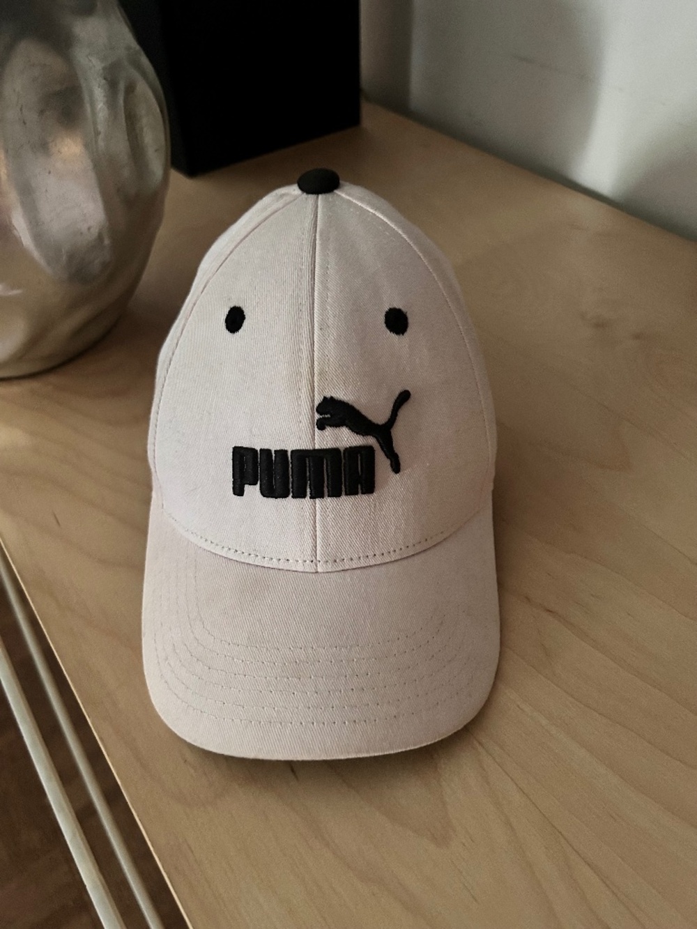Super low hue pink PUMA HAT.